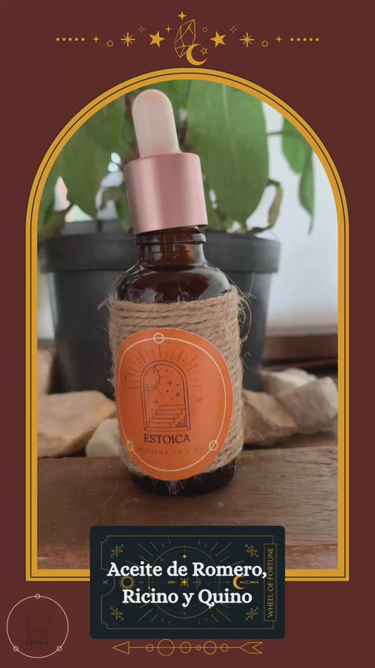 Aceite de Romero, Ricino y Quino